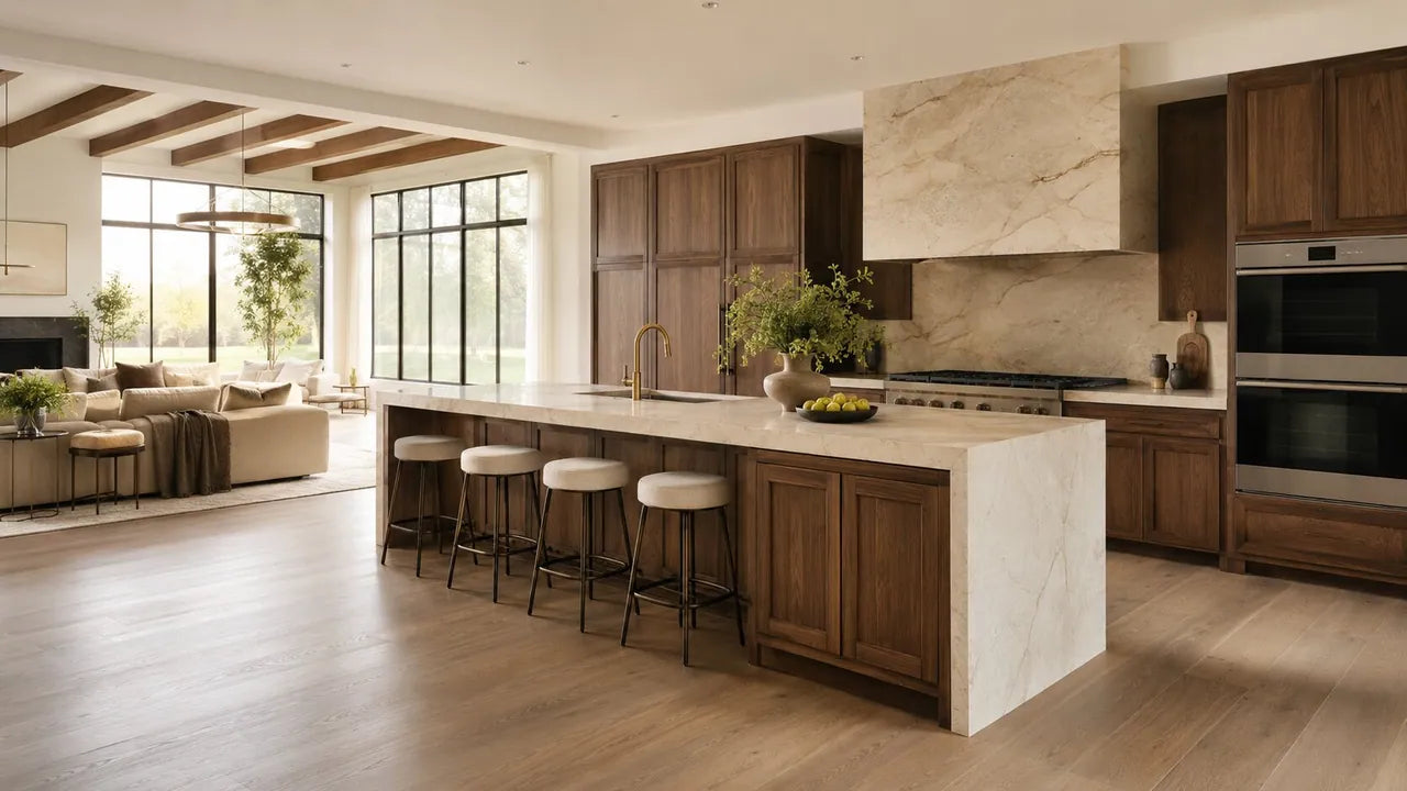 Illustrative kitchen interior